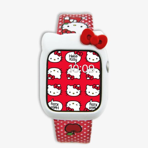 🔥3/$30 NIB SONIX Sanrio Hello Kitty Apple Watch Silicone Bumper Case 38-41mm - Picture 2 of 7